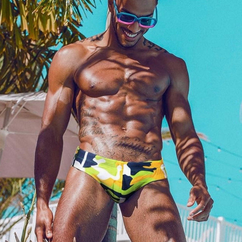 Camouflage Swim Brief by “Mizok”